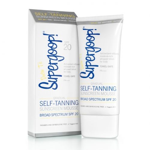 Supergoop self-tanning sunscreen