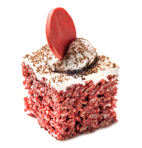 Red velvet Treat House rice crispy treat | Cool Mom Picks