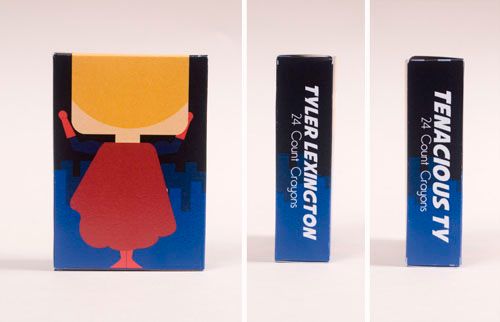 Personalized superhero crayons: Custom box!