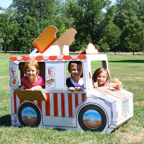 Imagine Wagon cardboard playhouse at Cool Mom Picks