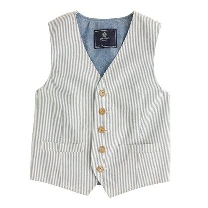 Boys' formalwear: J.Crew vest