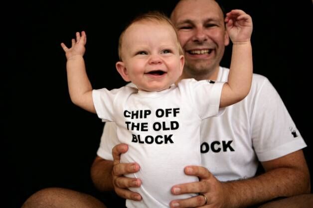 More daddy. Chips off the old Block. A Chip off the Block.. Chip off the old Block meaning. 2.A Chip off the old Block.