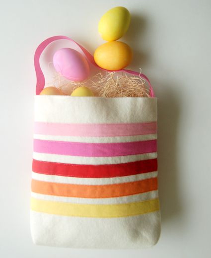 DIY Easter Egg Hunt Bag from The Purl Bee