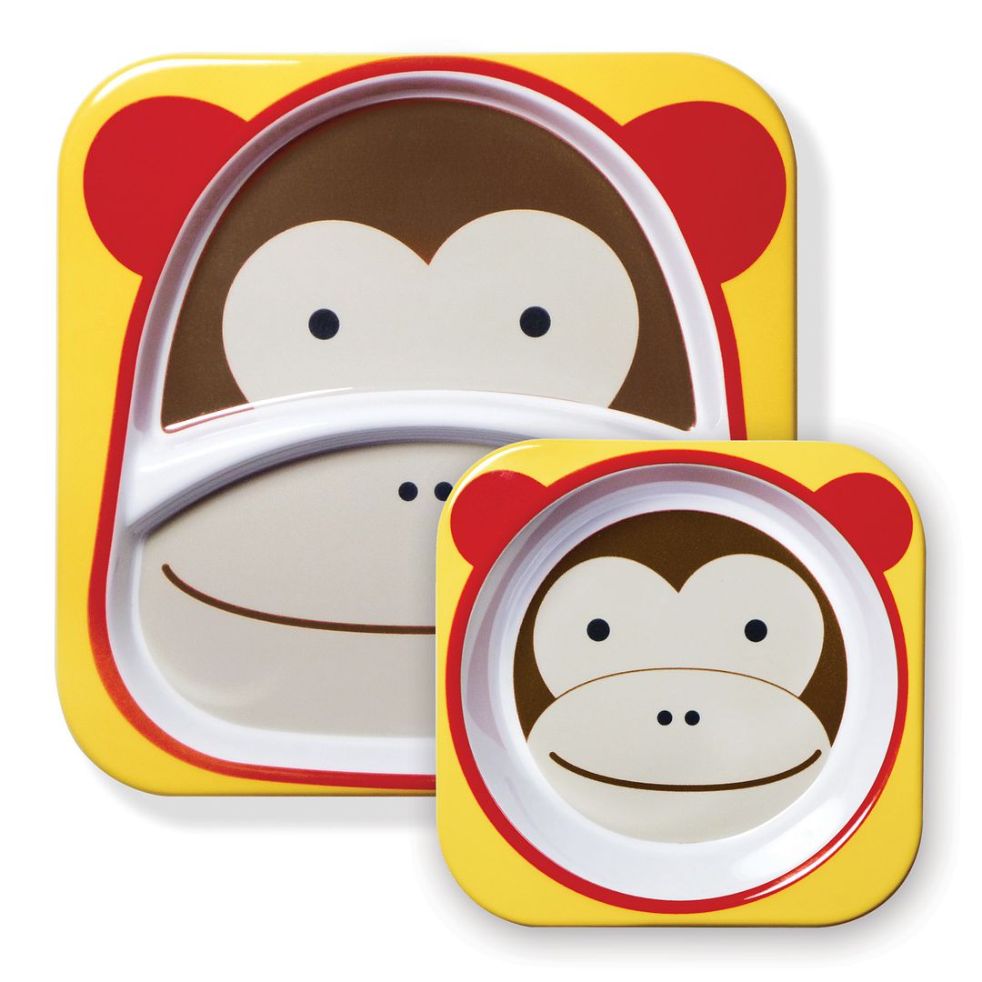 Monkey dishes - kids' tableware by Skip Hop