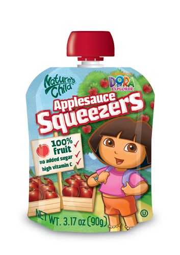 Dora the Explorer Applesauce Squeezer
