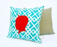 Silhouette Pillows by Aunt Bucky