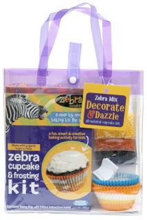Zebra Mix's Decorate & Dazzle Cupcake Kit