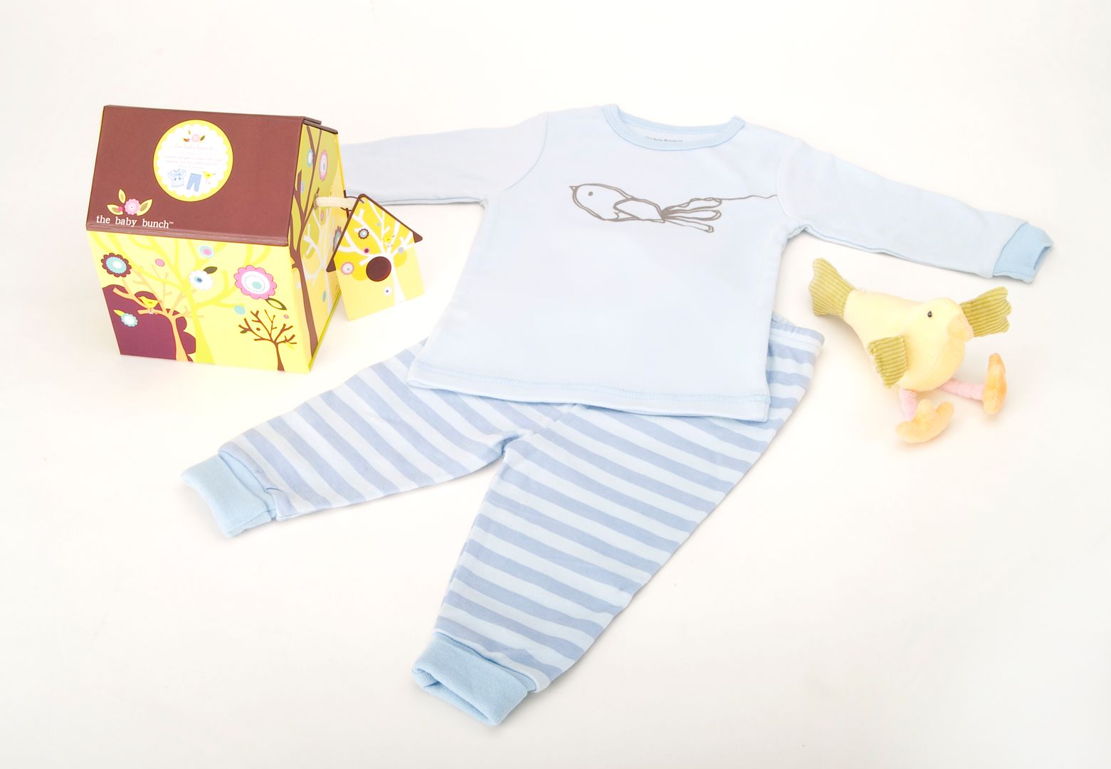 Birdhouse baby pajamas