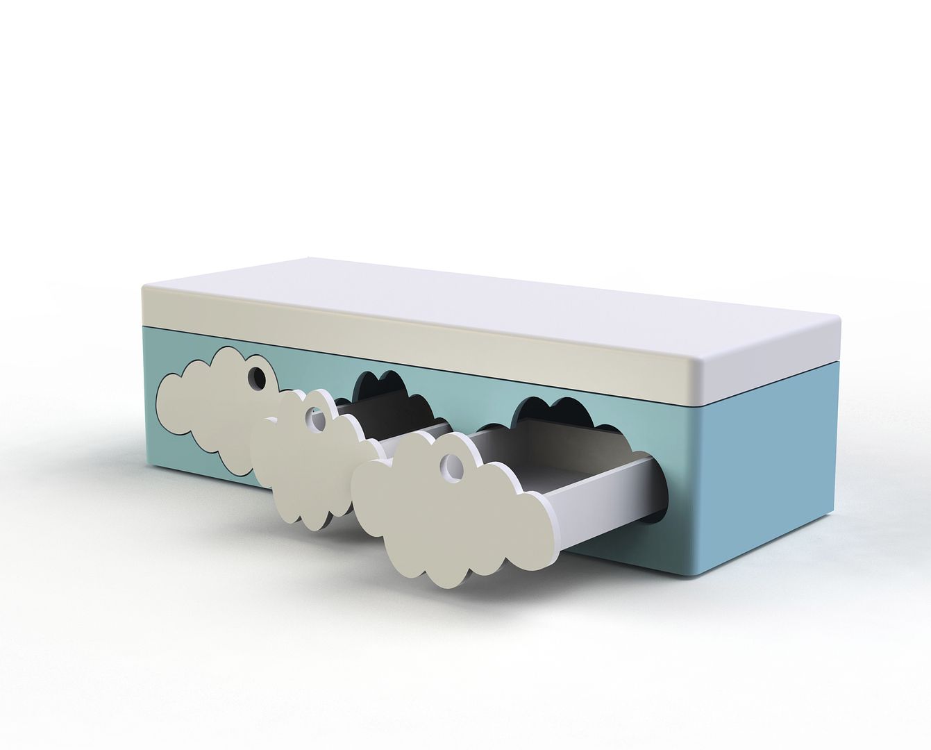 Cloud storage bench