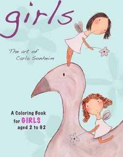 Carla Sonheim girls coloring book