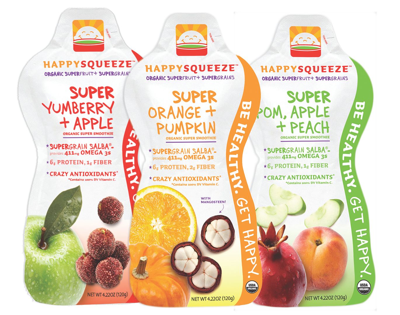 HappySqueeze organic smoothies