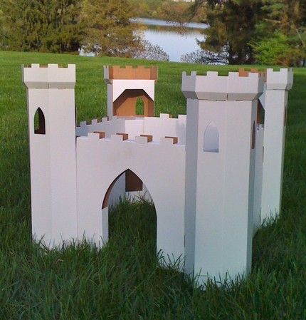 Cardboard Castle from JoesToyBox on Etsy