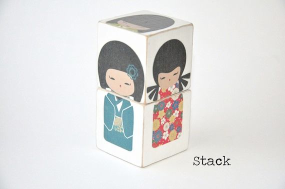Kokeshi Doll Blocks