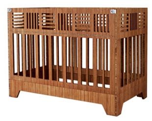 IoLine bamboo crib from Kalon Studios