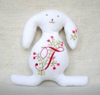 Monogrammed Easter Bunny