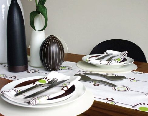 Modern kitchen linens by Olli and Lime