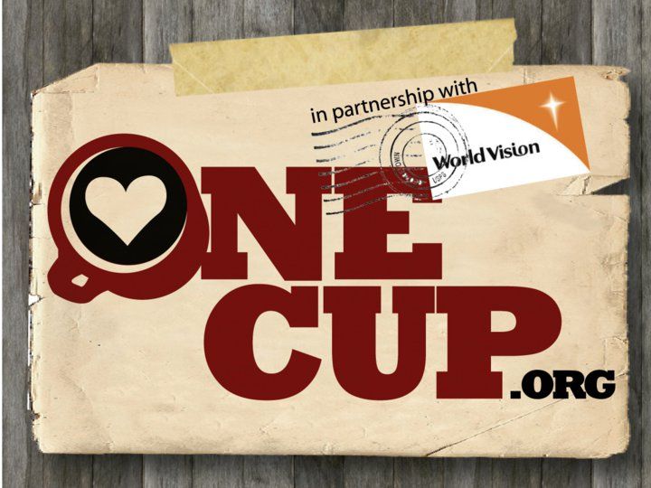 One Cup - drink coffee for charity