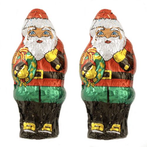 Organic Chocolate Santas