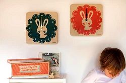Rabbit clocks from Lulabird
