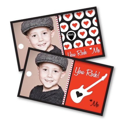 Rock n Roll printable Valentine's Day cards