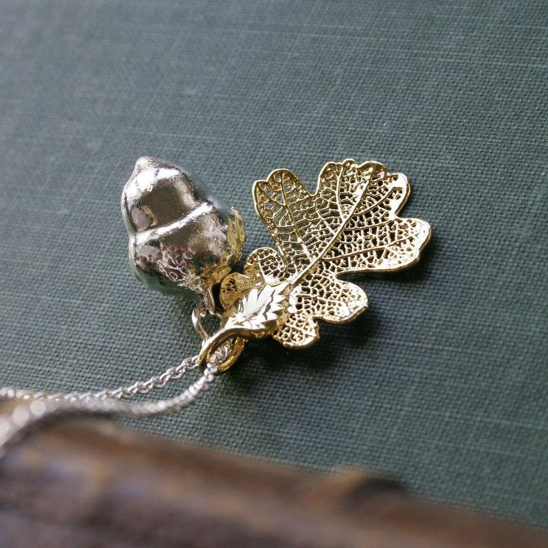 Acorn and leaf fall pendant by EngLady