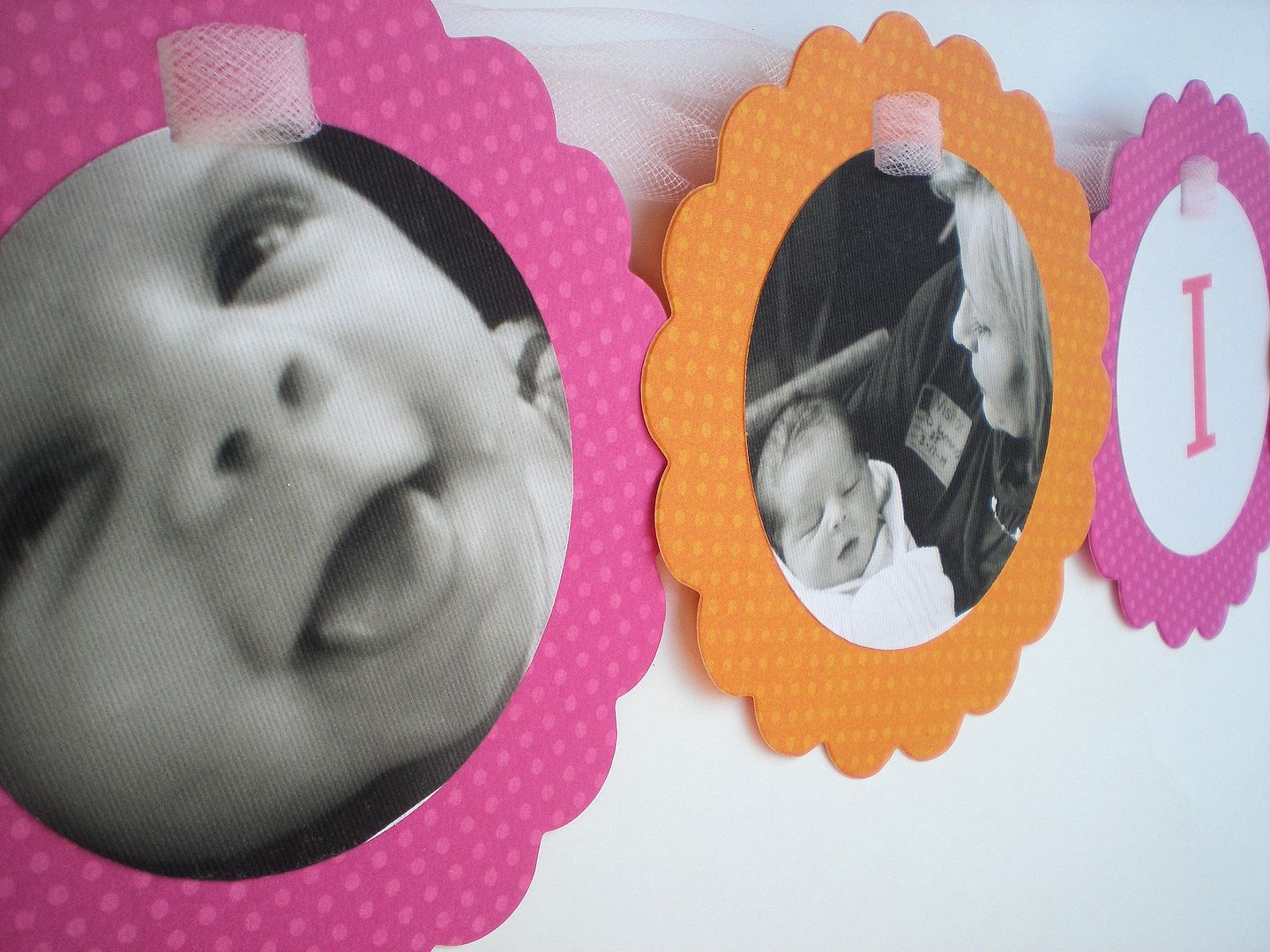 Handmade photo garland - perfect party banner