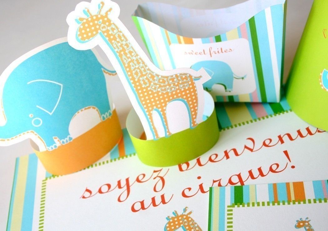 Handmade baby shower decorations from Etsy