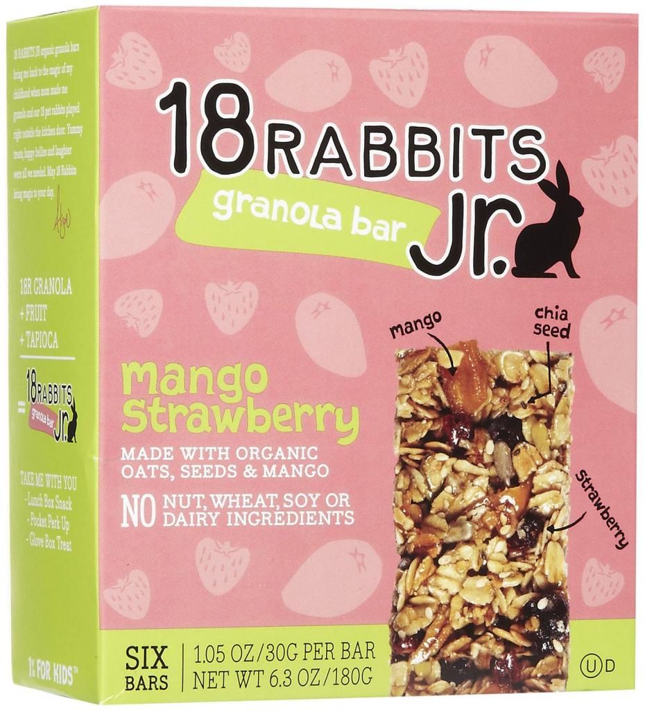 18 Rabbits Jr. granola bars at Cool Mom Picks