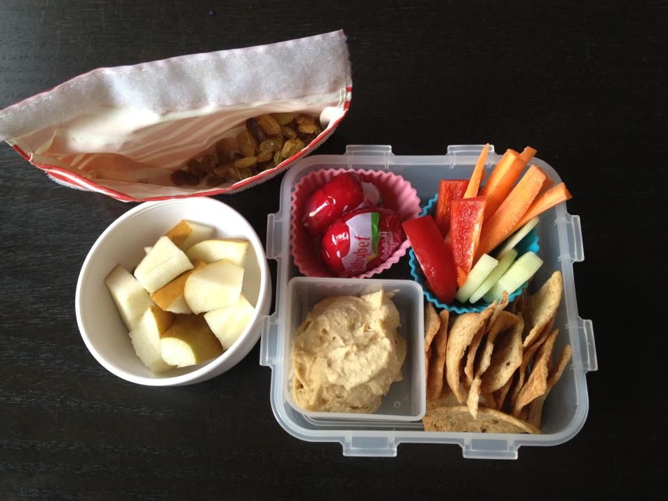 School Lunch Hummus Plate on Cool Mom Picks