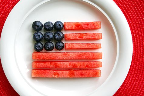 Watermelon and Blueberry Flag on Cool Mom Picks