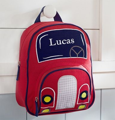 Best Preschool Backpacks on Cool Mom Picks: Fire Truck Backpack