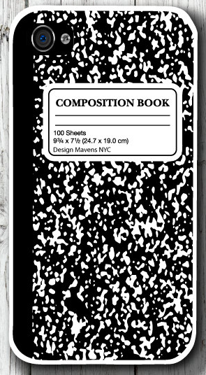 Composition Notebook iPhone case | Cool Mom Tech