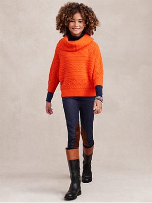 Sweater and leggings from the Ralph Lauren Fall Fashion Show 2013