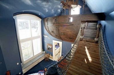 Kids' pirate room on Houzz Kids Rooms | Cool Mom Tech