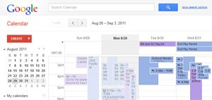 Helpful websites for back to school: Google Calendar