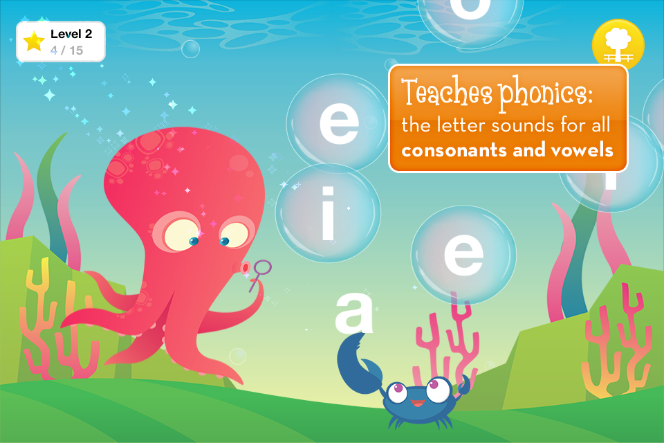 Kindergarten Reading app: phonics