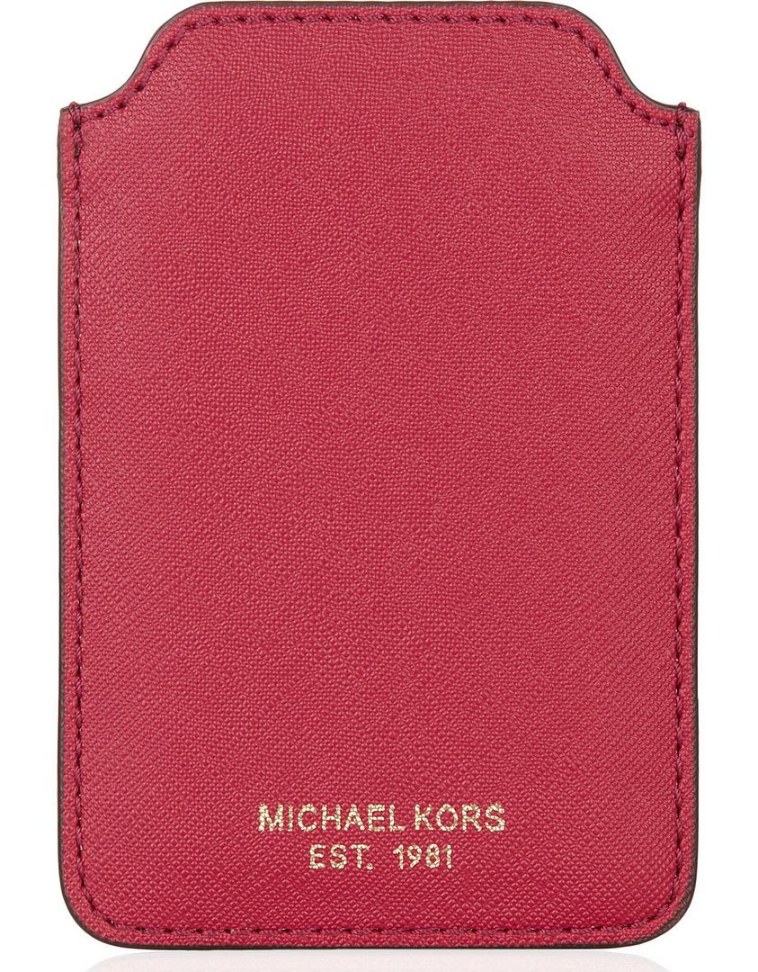 Michael Kors textured leather iPhone sleeve