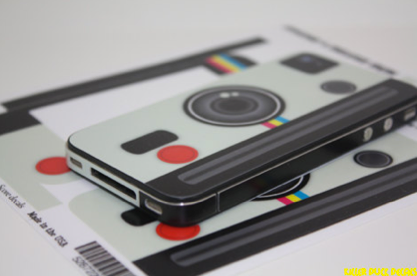 Polaroid camera iPhone skins