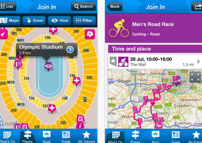 Official London 2012 Olympics mobile app