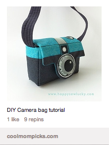 DIY Camera bag tutorial