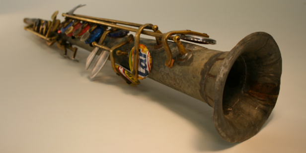 Landfill Harmonic instruments made from trash