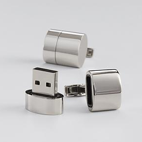 Wifi hotspot cufflinks on Cool Mom Tech