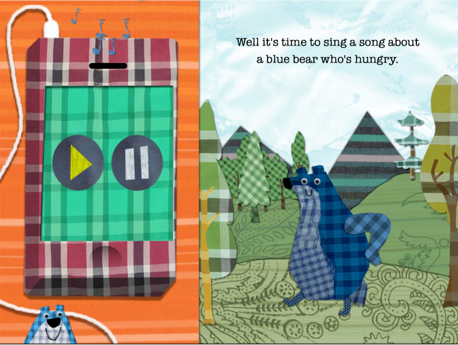 Blue Bear song iPad app on Cool Mom Tech
