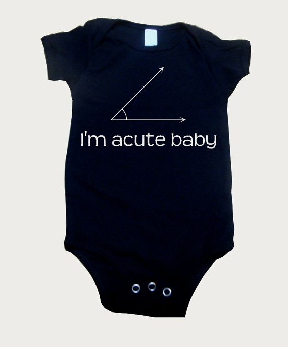 I'm Acute Baby Onesie from Geekling Designs | Cool Mom Tech