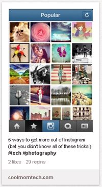 Pinterest pins of the week: Instagram Tips and Tricks