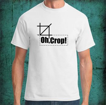 Holiday Tech Gifts: Oh Crop! photographer's t-shirt