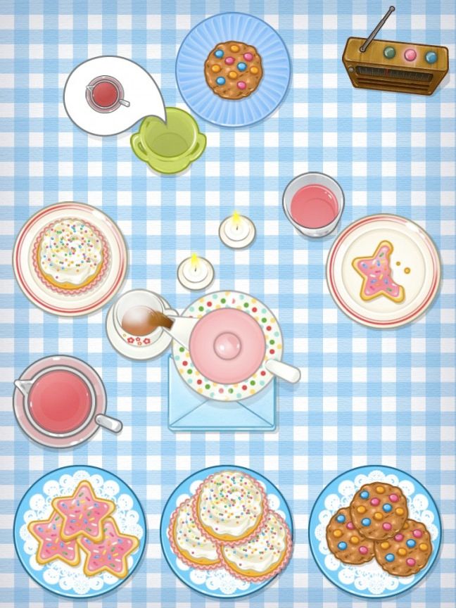 Toca Tea Party app for kids