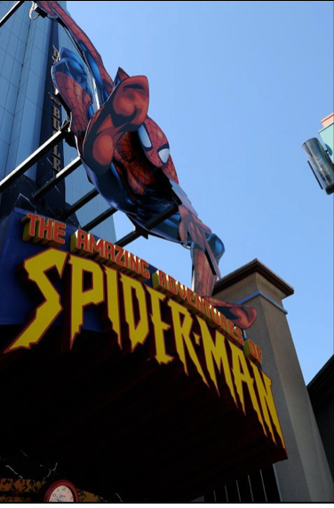 Spiderman ride at Islands of Adventure