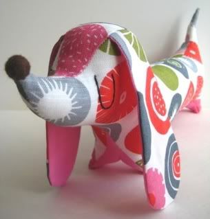 Handmade toy dog from alice apple