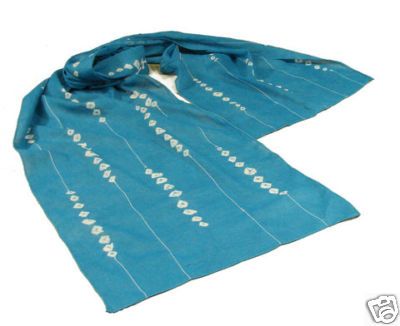 Fair trade tie-dye scarf